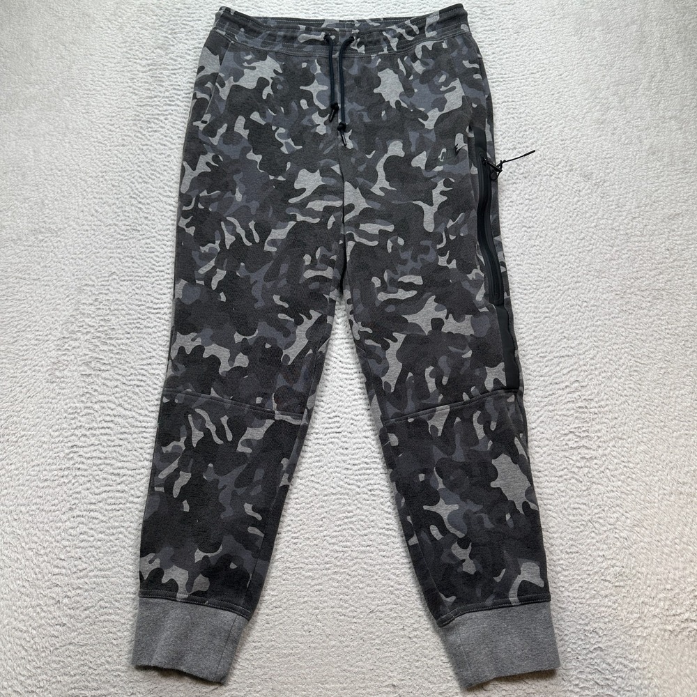 Nike‎ Tech Fleece Women's Size Medium 30x28 Camo Jogger Sweat Pants Ankle 695344